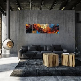Obraz - Tekstura koloru (170x50 cm)