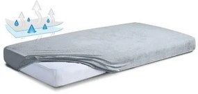 Matex Froté nieprzepuszczalne prześcieradłojasnoszare, 60 x 120 x 10 cm, 60 x 120 cm