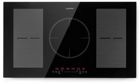 Klarstein Delicatessa 90cm Płyta Indukcyjna 2StrefyFlex 5 Stref Gotowania Czarny