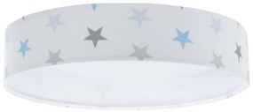 LED Lampa ściemnialna GALAXY KIDS LED/24W/230V gwiazdy biała/szara/niebieska + pilot