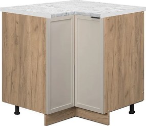 Szafka narożna greybeige 80.5x60x82 fame-line