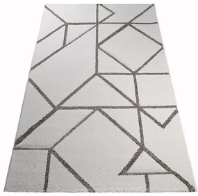Dywan Vegas Home 3D Linie kremowy 80 cm x 150 cm
