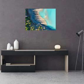 Obraz - Widok na jezioro (70x50 cm)