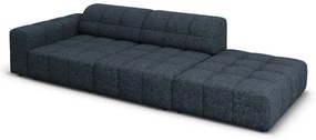 Niebieski szezlong (lewostronny) Chicago – Cosmopolitan Design