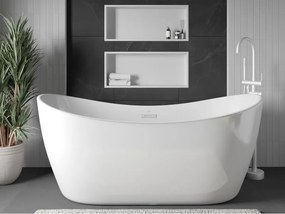 Mexen X-Wall-R półka wnękowa z kołnierzem 75 x 30 cm, biała - 1920753010