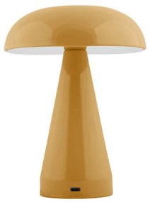 Lampa stołowa grzybek LED RACHEL, bezprzewodowa, Ø 15,5 cm