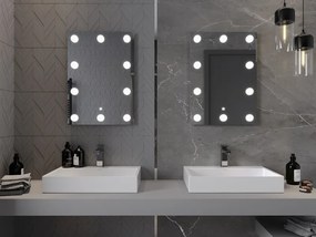 Mexen Dona lustro łazienkowe podświetlane 50 x 70 cm, LED 6000K, antypara - 9818-050-070-611-00