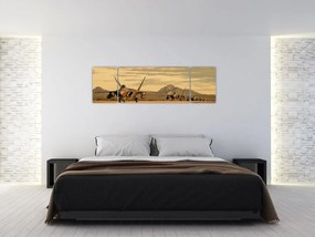 Obraz - Siły Powietrzne (170x50 cm)