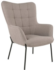 Jasnoszary fotel typu uszak Glasgow – House Nordic