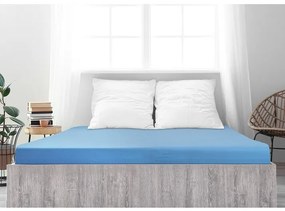 4Home prześcieradło jersey Ideal błękitne, 100 x200 cm, 100 x 200 cm