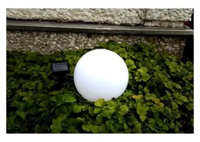 Solarna lampa ogrodowa LED Star Trading Globus, ⌀ 20 cm