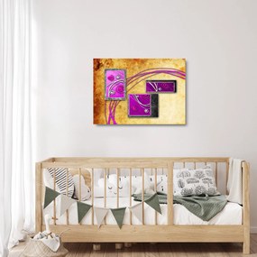 Obraz na szkle abstrakcji (70x50 cm)