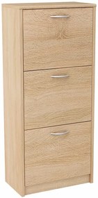 Skandynawska szafka na buty dąb sonoma H7-W62