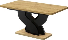 Rozkładany stół do jadalni Bellissima Hubertus dąb / połysk