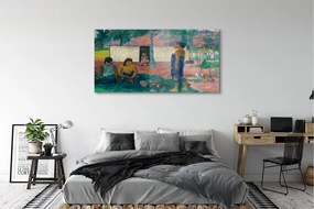 Obraz akrylowy No te aha oe riri (Dlaczego jesteś zły?) - Paul Gauguin