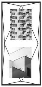Czarna metalowa ramka stojąca/ścienna 48x23 cm Prisma – Umbra