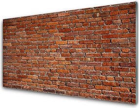 Panel Szklany Industrialny Mur Ceglany