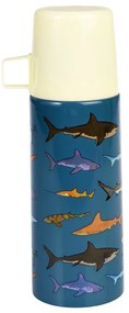 Niebieski termos dla dzieci 350 ml Sharks – Rex London