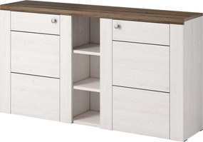 Komoda LARISSA 155 cm do Salonu Sypialni Odcienie szarości