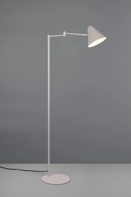 Lampa stojąca z elastyczną konstrukcją w kolorze kości słoniowej (wysokość 126,5 cm) Cosima – Trio