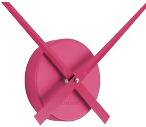 Karlsson 4348PI designerski zegar ścienny różowy,średnica 48 cm