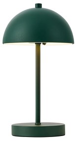 Zewnetrzna Zewnętrzna lampa stołowa ciemnozielona z LED, 3-stopniowy ściemniacz, IP44, ładowalna - Keira Nowoczesny Oswietlenie zewnetrzne