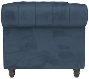 Ciemnoniebieska aksamitna rozkładana sofa 236 cm Felix – Støraa