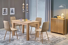 Krzesło tapicerowane do jadalni z pikowaniem K525 WD Halmar