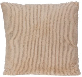 Poduszka Stripy jasnobrązowy, 45 x 45 cm