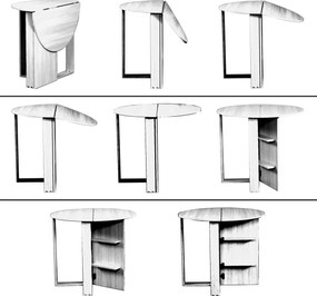 Składany stół jadalniany Middle Caucasian Oak