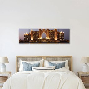 Obraz budowy w Dubaju (170x50 cm)