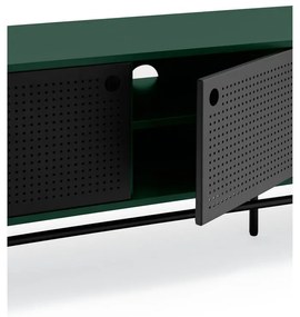 Czarno-zielony stolik pod TV Teulat Punto