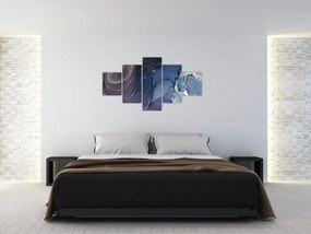 Obraz - Atrament marmurkowy (125x70 cm)