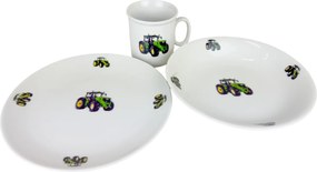 Thun 3-częściowy zestaw obiadowy dla dzieci Nowy traktor