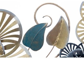 Metalowa dekoracja wisząca z wzorem kwiatów Mauro Ferretti Campur -B-, 118x58 cm