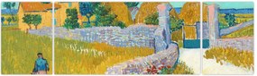 Obraz - Vincent van Gogh, Farmhouse in Provence, reprodukcje (170x50 cm)