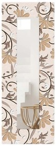 Lustro ścienne z drewnianą ramą 40x120 cm – Wallity