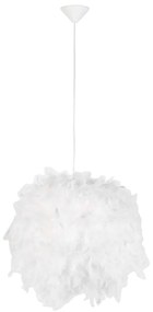 Rustykalna lampa wisząca biała - Feather Rustykalny / Vintage Oswietlenie wewnetrzne
