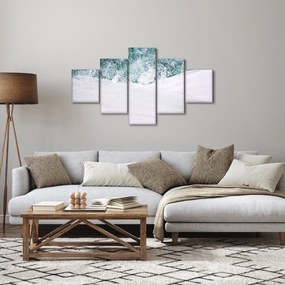 Obraz - Turkusowa abstrakcja (125x70 cm)