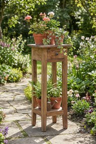 Drewniany kwietnik ogrodowy N4-M93