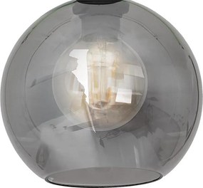 Uniwersalne szkło zamienne SOFIA E27, śr. 20 cm, dymne czarne