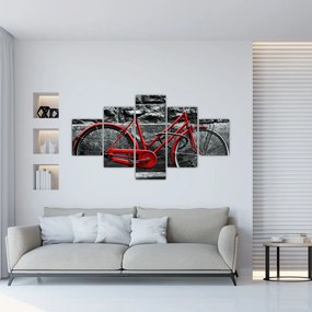 Obraz - Zabytkowy rower (125x70 cm)
