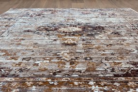 Dywan vintage Vivaldi medalion brązowy 160 cm x 220 cm