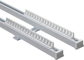 Szyna sufitowa aluminiowa TS podwójna 150cm - komplet