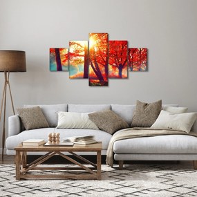 Obraz- Jesienny krajobraz (125x70 cm)