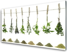 Panel Szklany do Kuchni Świeżość Kwiatów Ogrodowych