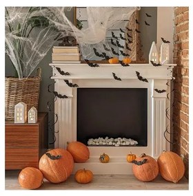 Kominek BIO AUGUST 97,9x115 cm 3kW biały, seria AUGUST/TUV