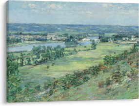 Obraz - Theodore Robinson, The Valley of the Seine, From the Hills of Giverny, reprodukcje (70x50 cm)