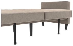 Beżowa aksamitna sofa 207 cm Presley – Støraa