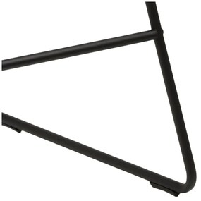 Czarny hoker (wysokość siedziska 76 cm) Tina – Actona